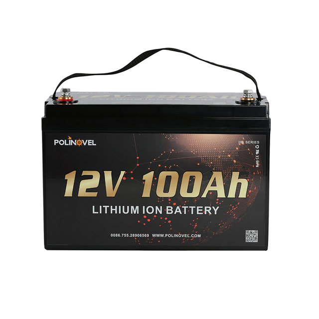 Batteria al litio HD da 12 V 100 Ah di alta qualità per camper