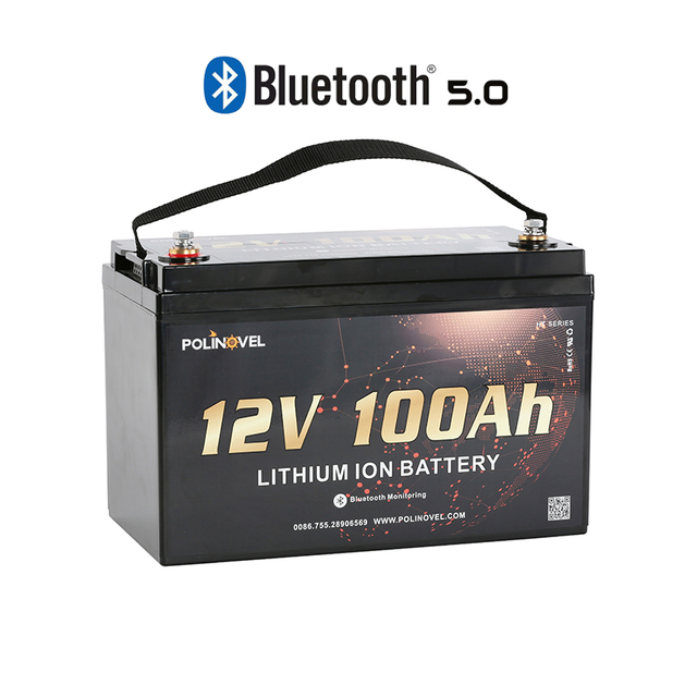 Batteria al litio HT marina 12V 100Ah con Bluetooth