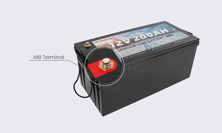 Terminale batteria al litio artico 12V 200Ah