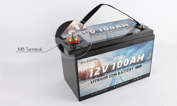 Terminale batteria al litio artico da 12 V 100 Ah